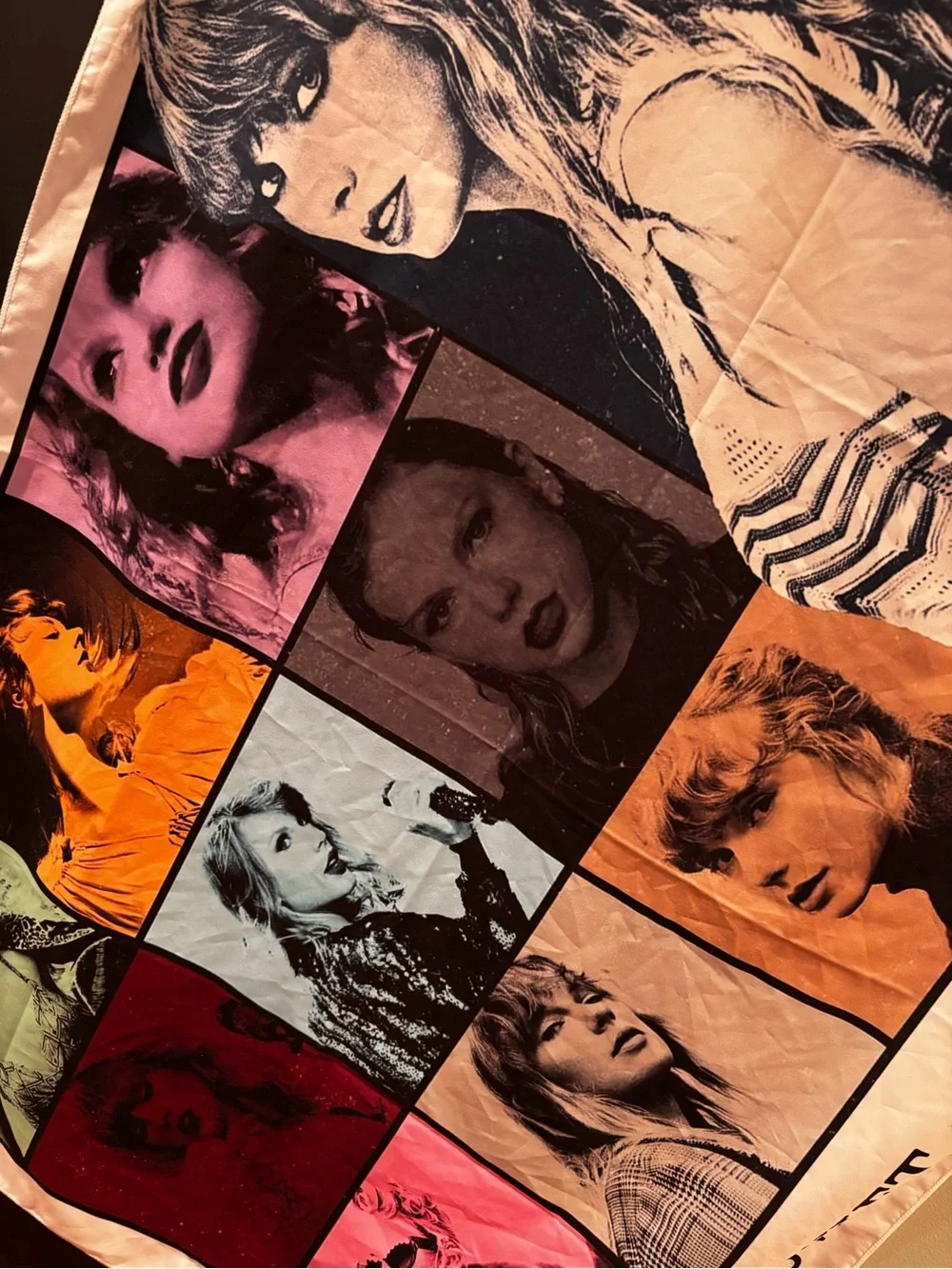 Taylor Swift The Eras Tour Official Tapestry Banner Wall Hanging Collage